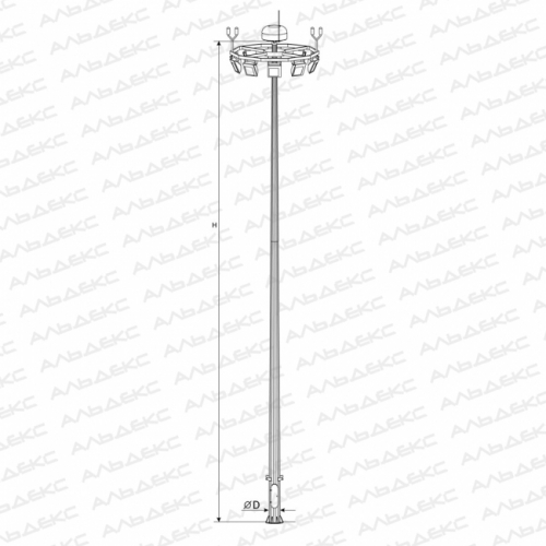 ПМО-20 высокомачтовая опора